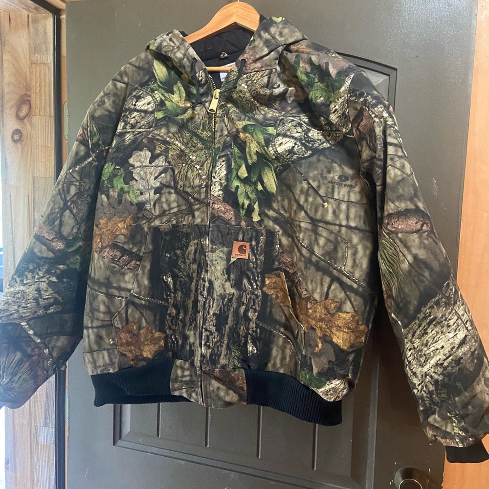 Carhartt Camo Hooded jacket.